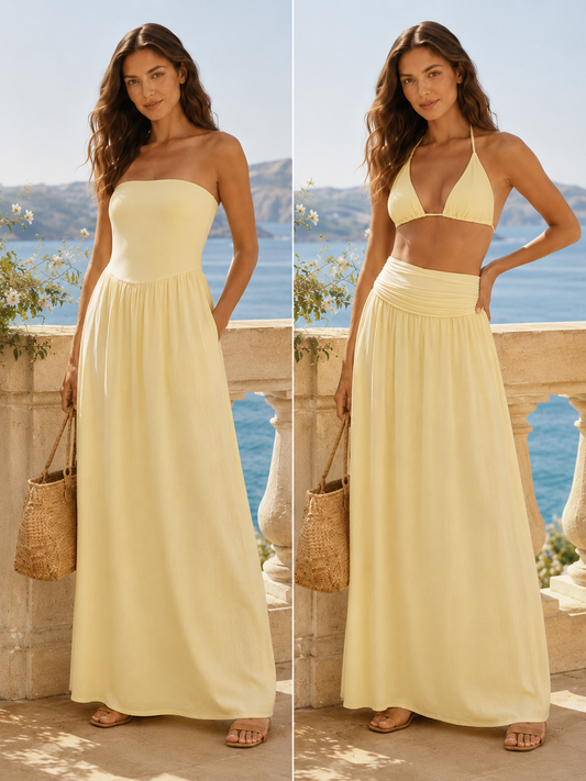 Linda - 2 in 1 Strapless Dress