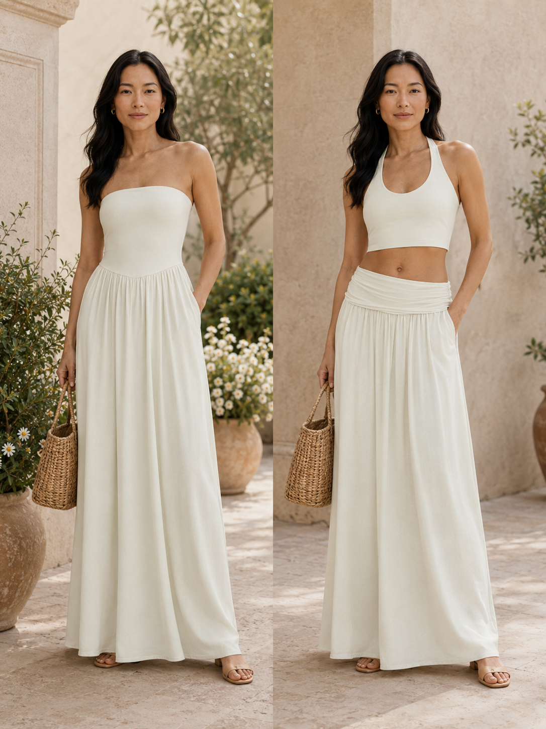 Linda - 2 in 1 Strapless Dress