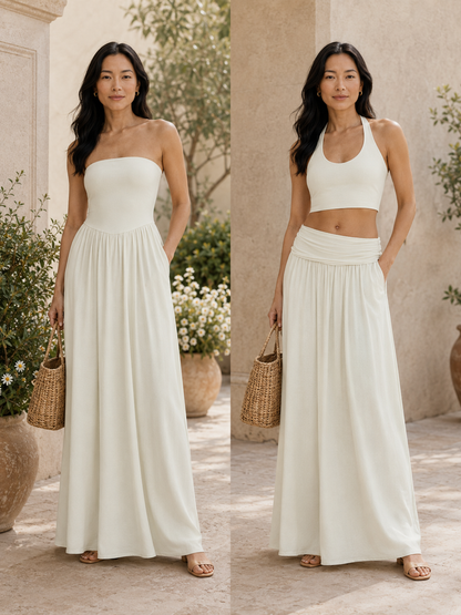 Linda - 2 in 1 Strapless Dress